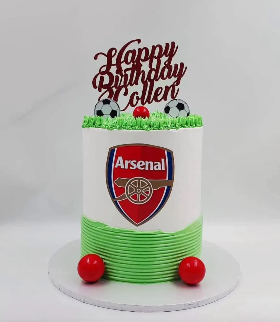 Arsenal Themed Cake