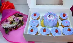 Bento Cake Package + Small FlowersJaytal House Of Cake