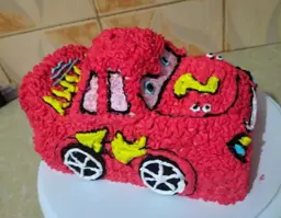 Classic Red Car Vanilla CakeJaytal House Of Cake