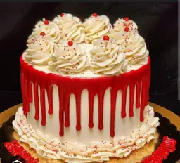 Crimson Drip Red Velvet CakeJaytal House Of Cake