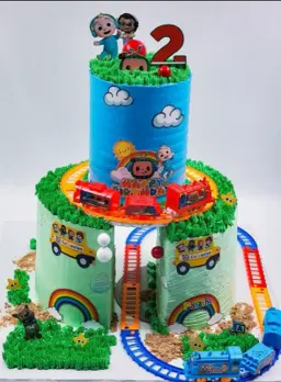 Double Train Cake Jaytal House Of Cake