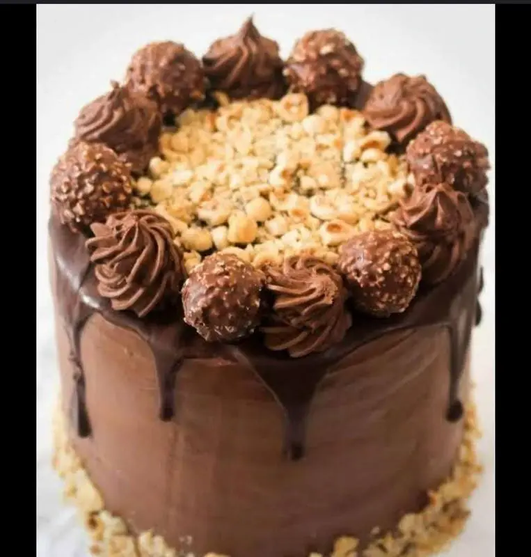 Ferrero Rocher Nut Delight Cake