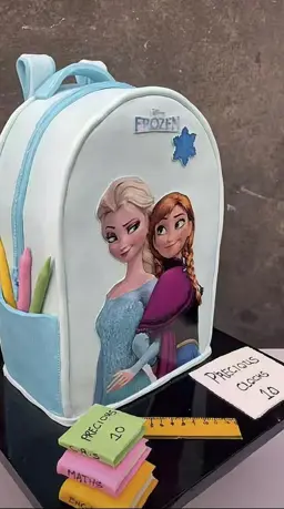 Frozen School Bag CakeJaytal House Of Cake