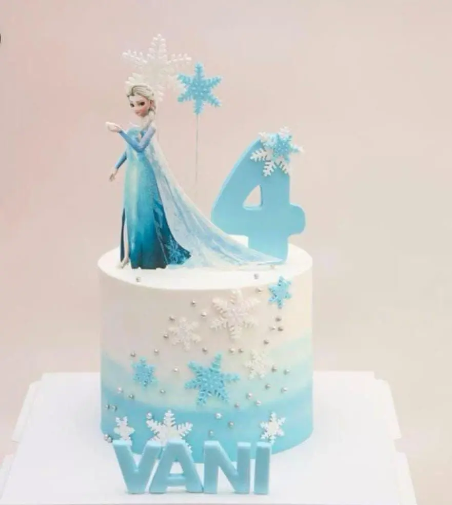 Frozen Themed Chocolate Orange Cake
