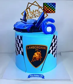 Lamborghini themed CakeJaytal House Of Cake