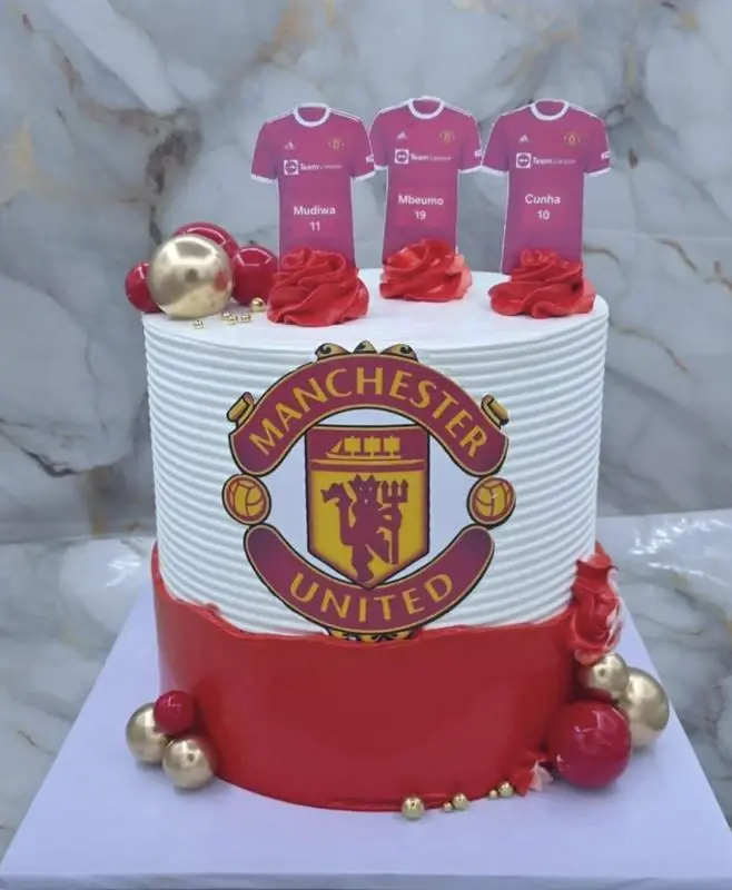 Jaytal House Of Cake Manchester United Themed Birthday Cake