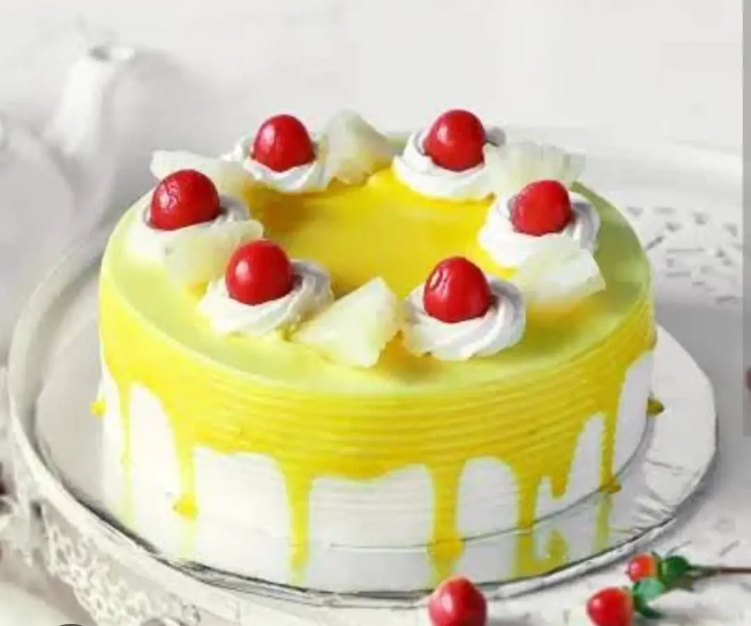 Pinacolada Yellow Drip CakeJaytal House Of Cake