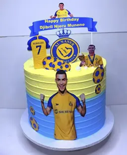 Ronaldo Themed CakeJaytal House Of Cake