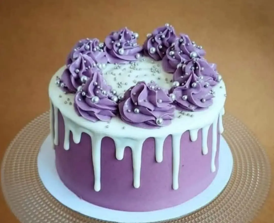 Royal Pearl Purple Velvet Cake
