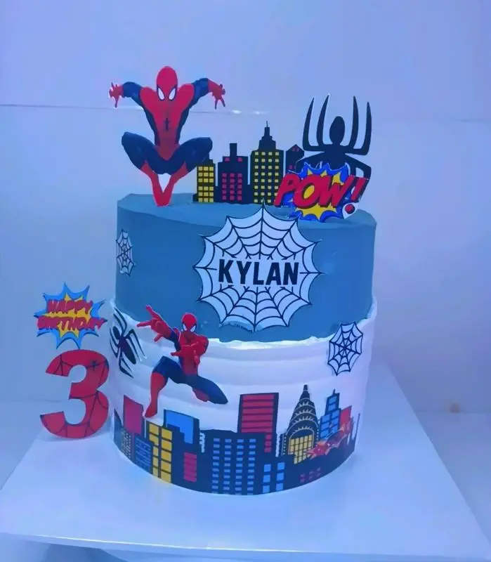 Spiderman Themed Cake