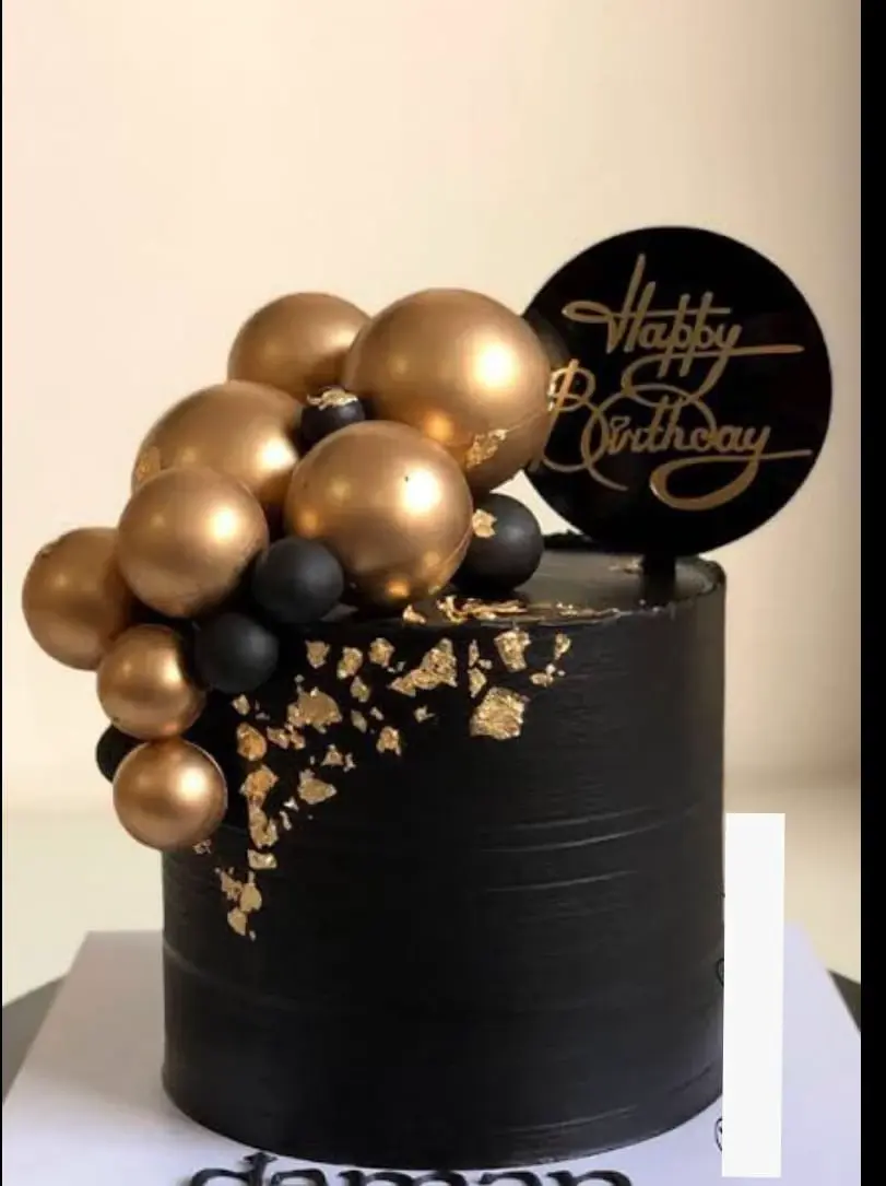 Strawberry Black Gold Delight Cake