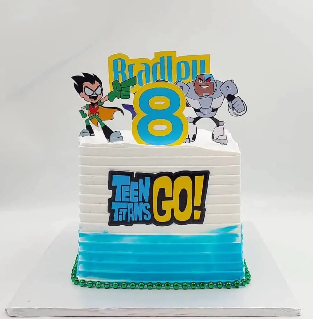 Teen Titans Themed Cake