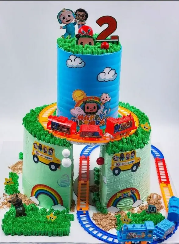 Double Train Cake
