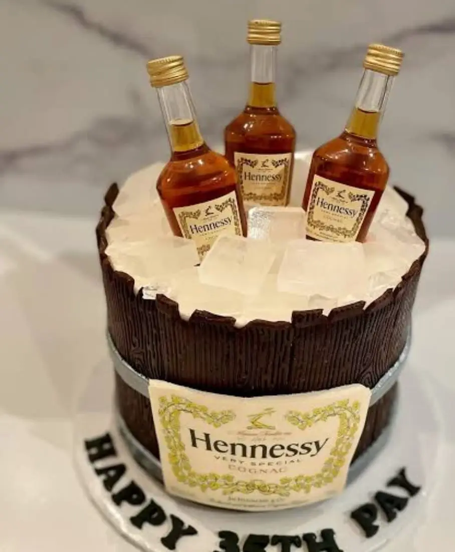 Hennessy Fondant Cake