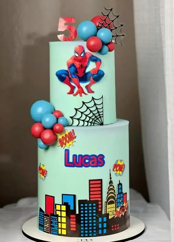 Spiderman City CakeJaytal House Of Cake