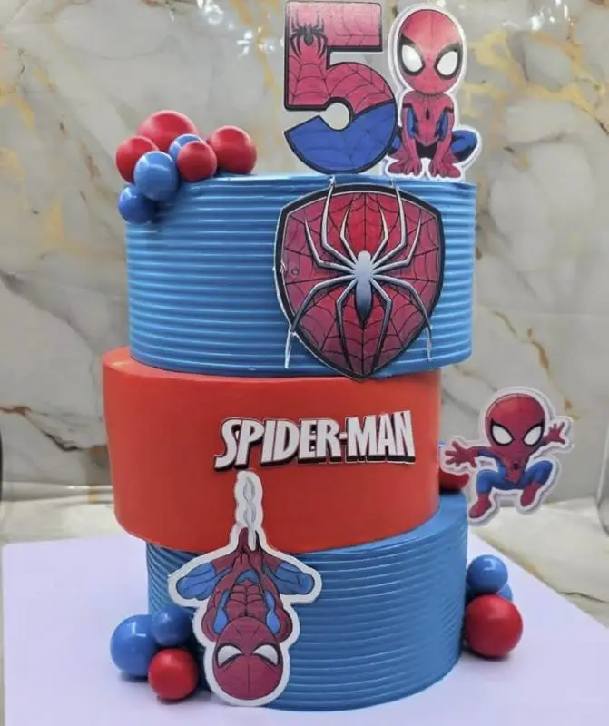 Spiderman Delight Birthday Cake
