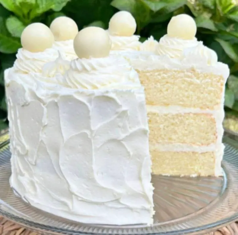 Jaytal House Of Cake White Chocolate Cake Topped with Chocolate Balls